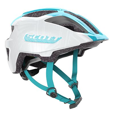Превью  Шлем велосипедный SCOTT Spunto Jr Pearl White/Breeze Blue